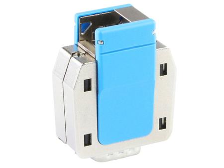 213032-1032 Molex 213032 Series Die Cast Zinc Angled, Straight D Sub Backshell, 3 Way, Strain Relief