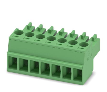 1840418 Phoenix Contact, 3.5mm Pitch, MC 1.5/ 7-ST-3.5, 7 Way, , Pluggable Terminal Block, Plug, Cable Mount, Screw