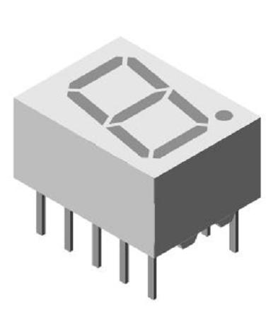 TDSG3150-MN  Vishay 7-Segment LED Display, Green