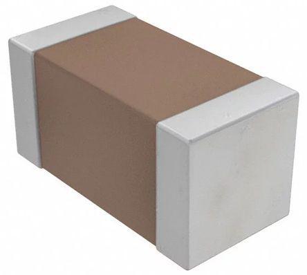 CGA1A2C0G1E100D030BA TDK 10pF Multilayer Ceramic Capacitor MLCC 25V dc ±0.5pF C0G Dielectric 0201 (0603M) Solder, Max. Temp. +125°C