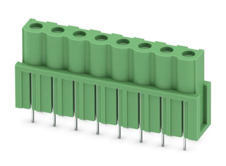 1786006 Phoenix Contact, 5.08mm Pitch, COMBICON ICV, 8 Way, , Pluggable Terminal Block, Inverted Header, Through Hole, Solder