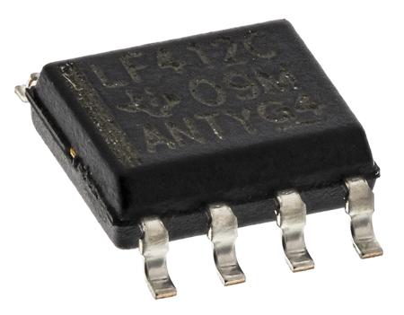 LF412CD  Texas Instruments, Operational Amplifier, 3 MHz, 8-Pin 18 V SOIC