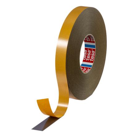 04976-00084-00 Tesa  Black Double Sided Tape, 0.54mm Thick, 12 N/cm, Polyurethane Backing, 25mm x 50m