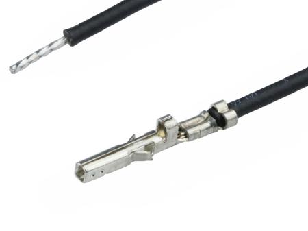 367693072 Molex Female Micro-Fit to Male Pigtail Pre-Crimped Lead, 300mm, 24AWG, Black