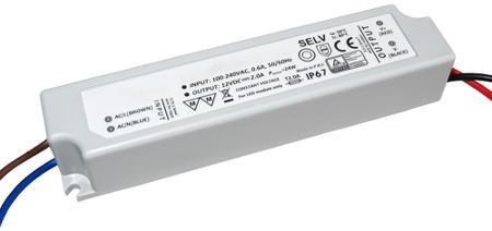 122-224 RS PRO LED Driver, 12V Output, 20W Output, 1.67A Output, Constant Voltage