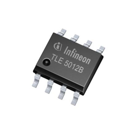 TLE5012BE5000XUMA1 Infineon 2-Axis Surface Inclinometer 3 V 5.5 V, SPI, DSO, 8-Pin