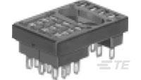 1-1393143-7 TE Connectivity Potter & Brumfield R10 16 Pin PCB Mount Relay Socket, for use with Relay