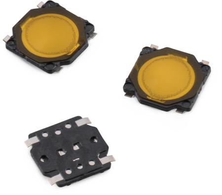 430173003816 IP67 Black Tact Switch, SPST 50mA 0.7mm Surface Mount