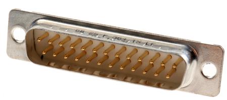 DB25P364TXLF Amphenol Communications Solutions D 25 Way Through Hole D-sub Connector Plug, 2.76mm Pitch