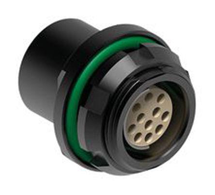 DBPE-102-A056-140E Fischer Connectors Core Series 102, 7 Pole Panel Mount Circular Connector Receptacle, IP68, IP69K, 102 Shell Size