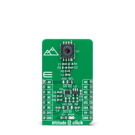 MIKROE-4875 MikroElektronika Altitude 5 Click Barometric Pressure Sensor Add On Board for KP236 mikroBUS Socket