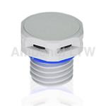 VENT-PS1YBK-N8001 Amphenol Industrial Vent Series M12 Pressure Relief Vent, 16mm H