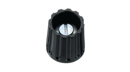 020-3525 Elma 14.5mm Black Potentiometer Knob for 6.35mm Shaft Round Shaft,