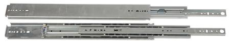 DZ9301-0024 Accuride Steel Zinc Plated Drawer Slide, 609.6mm Closed Length, 227kg Load
