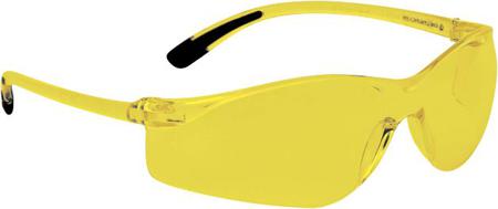 MEIA-YELLOW Delta Plus MEIA Safety Glasses, Yellow Polycarbonate Lens