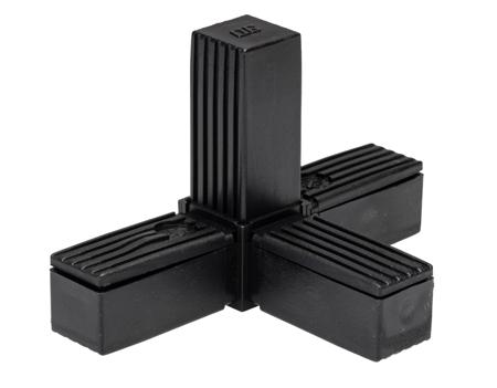 274-1124 RS PRO 4-Way Connector Square Tube Connector, Strut Profile 25 mm