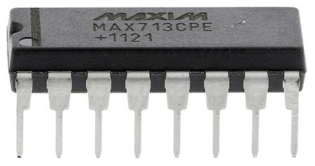 MAX713CPE+ Maxim Integrated , Battery Charge Controller IC Nickel-Cadmium, Nickel-Metal Hydride, 4.5 V to 5.5 V Input,