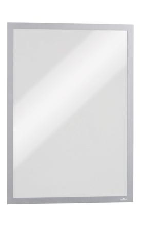 486823 Durable MagneticDURAFRAME® MAGNETIC Silver A3 Metal Information Frame, 446mm Height, 325mm Width