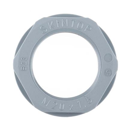 53119020 Lapp Grey Polyamide Cable Gland Locknut, M20 Thread, IP68