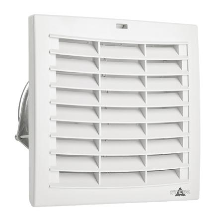 01872.1-30 STEGO FPI/FPO 018 Series Filter Fan, 48 V dc, DC Operation, 147m³/h Filtered, 170m³/h Unimpeded, IP54, 176 x 176mm