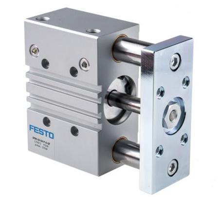 DFM-50-100-P-A-GF Festo Pneumatic Guided Cylinder - 170874, 50mm Bore, 100mm Stroke, DFM Series, Double Acting