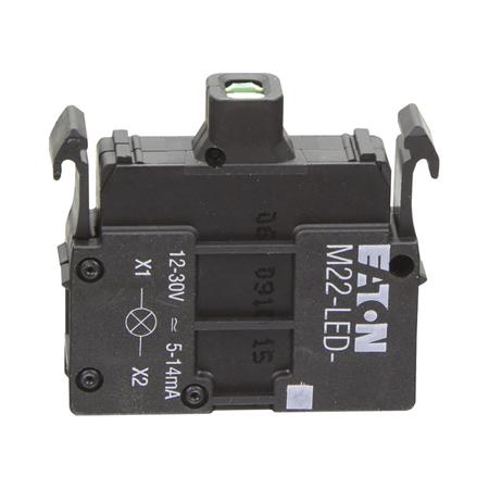 218057 M22-LED-B Eaton M22 Series Light Block, 12 → 30V ac/dc, Blue Light