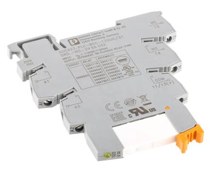 2966197 Phoenix Contact PLC-RSC-120UC/21 Series Interface Relay, Chassis Mount, 120V ac Coil, SPDT, 1-Pole