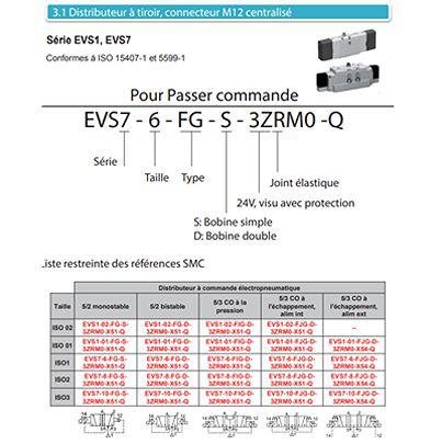 EVS1-01-FG-D-3ZRM0-X51-Q SMC Solenoid Valve - Solenoid VS1 Series