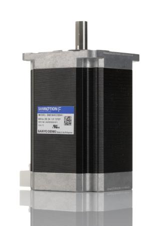 SM2564C20B41 Sanyo Denki SM2564 Series Single Shaft Stepper Motor, 2.5Nm Torque, 24 V dc, 1.8°, 56 x 56mm Frame, 7.5mm Shaft
