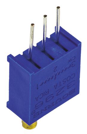 3296W-1-201LF Bourns 3296W Series 25-Turn Through Hole Trimmer Resistor with Pin Terminations, 200Ω ±10% 1/2W ±100ppm/°C