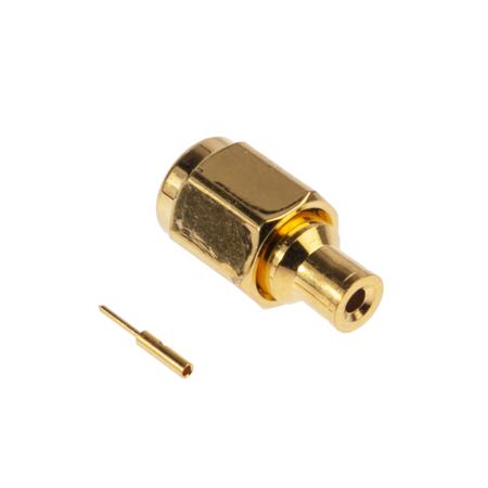 170-6966 RS Pro MMCXSeries, Cable Mount MCX Plug Plug, 50Ω Impedance, Solder Termination, 12GHz
