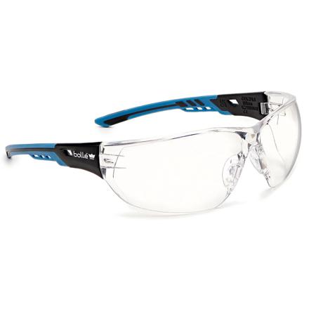 NESPSN10E Bolle NESS+ Anti-Mist Safety Spectacles, Clear Polycarbonate Lens