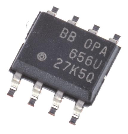 OPA656U  Texas Instruments, Operational Amplifier, 230 MHz, 8-Pin 12 V SOIC