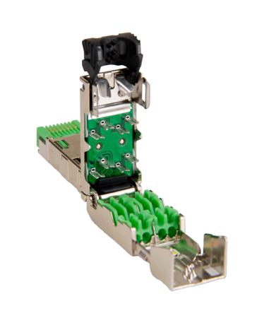 1421128 Phoenix Contact CUC Series Male RJ45 Connector, Cable Mount, Cat5 Right Angle 8 -Way