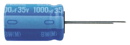 UBW1H4R7MPD Nichicon 4.7μF Aluminium Electrolytic Capacitor 50V dc, Radial, Through Hole -