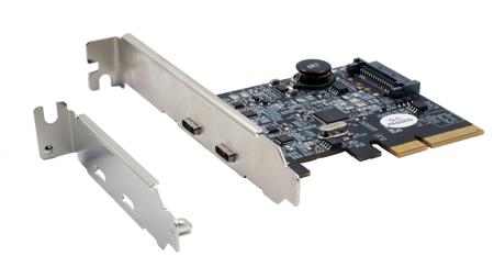 EX-12000 Exsys 2 Port PCIe USB 3.2 Serial Card