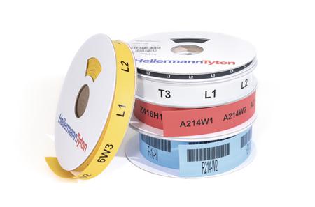 553-33950 HellermannTyton TCGT Heat Shrink Cable Marker Yellow