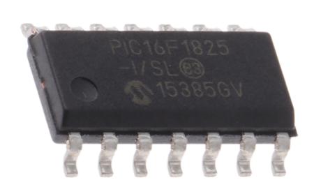 PIC16F1825-I-SL Microchip PIC16F1825-I/SL, 8bit PIC Microcontroller, 32MHz, 14 kB Flash, 14-Pin SOIC