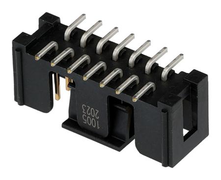 N2514-6V0C-RB-WD 3M 2500 Series Straight Surface PCB Header, 14 Contact(s), 2.54 mm Pitch, 2 Row, Shrouded