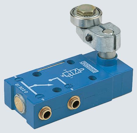 81922210 Crouzet Rotary Knob 2/2 Pneumatic Manual Control Valve 81 Series, 2.5mm, III B