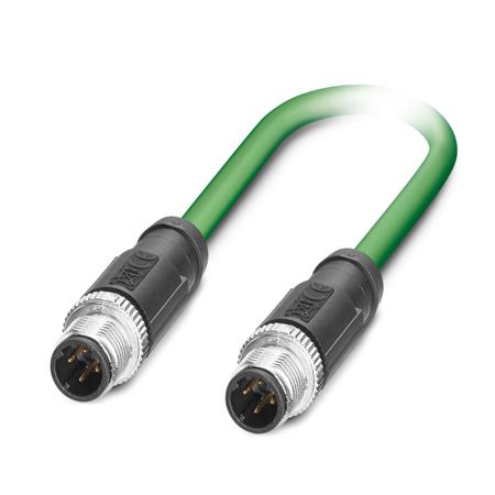 1404306 Phoenix Contact Cat5 Cat5 Cable, Shielded Shield, Green, 3m