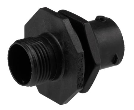 UTS7104S Souriau Sunbank by Eaton Circular Connector, 4 Contacts, Panel, Standard Connector, Plug, Female, IP68, IP69K, UTS