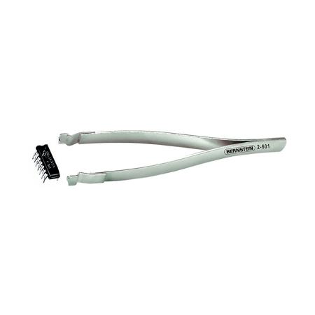 2-601 Bernstein 125 mm, Steel, Angle, ESD Tweezer