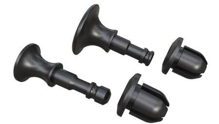304-167 RS PRO Nylon Rivet Set Rivet, 4.8mm