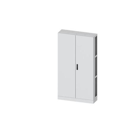 8GK1323-8KP44 Siemens ALPHA 630 Series Steel Double-Door-Door Floor Standing Enclosure, Plain Door Door, IP55, 1950 x 1050 x 320mm