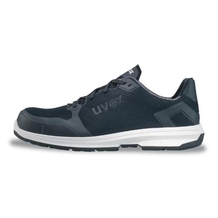 6594246 Uvex Uvex 1 Sport Unisex Black Non Metallic Toe Capped Safety Shoes, UK 11, EU 46