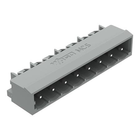 231-468/001-000 WAGO 231 Series Angled PCB PCB Header, 8 Contact(s), 5 mm Pitch, 1 Row, Shrouded