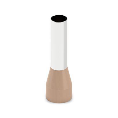 2100031 Phoenix Contact, AI 25-22 BN Insulated Ferrule, 22mm Pin Length, 7.3mm Pin Diameter, Brown
