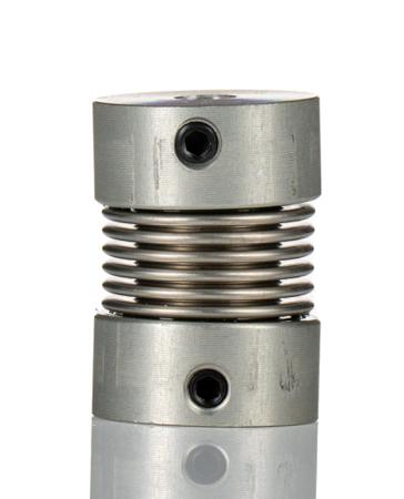 550.16.1818 Huco Bellows Coupling, 16mm Outside Diameter, 4mm Bore, 21mm Length Coupler