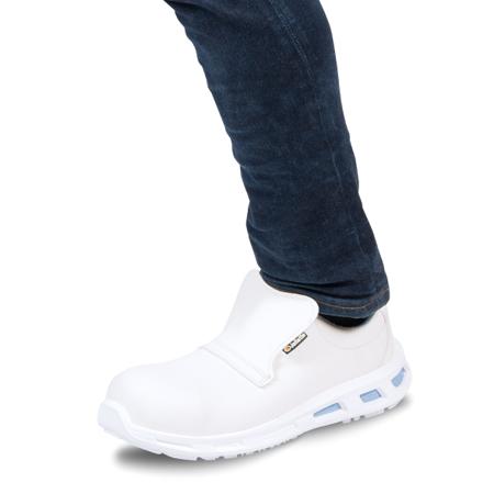 JALHYGIE-JYJY216-43 Jallatte JYJY216 Unisex White Polymer Toe Capped Safety Shoes, UK 9, EU 43